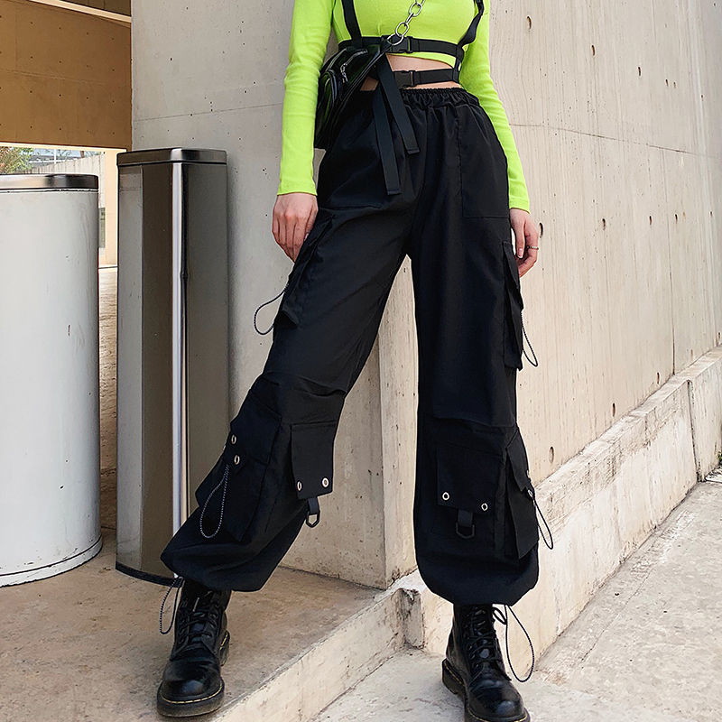 style black cargo pants