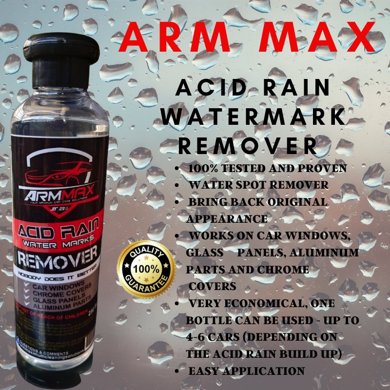 WATERMARKS AND ACID RAIN REMOVER