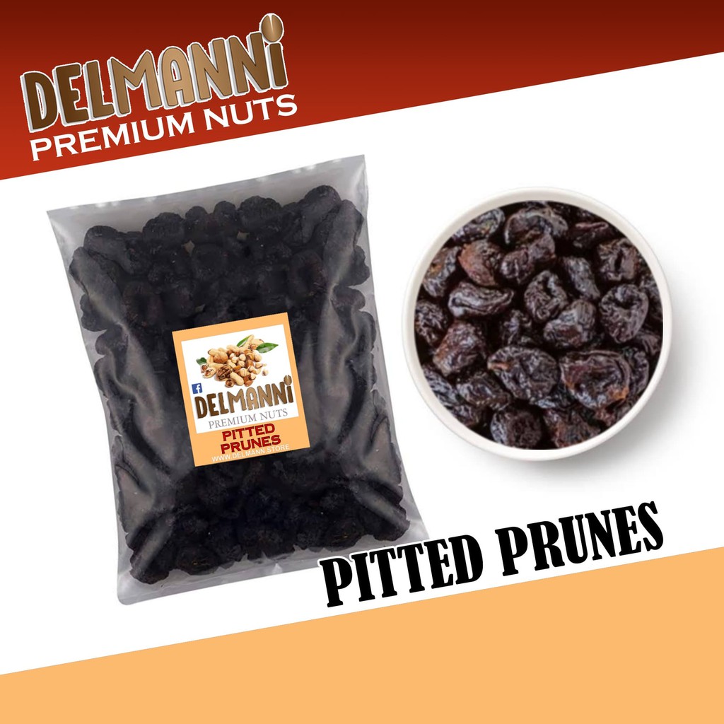 DELMANNi PITTED PRUNES 100G/250G/500G/1KG Shopee Philippines