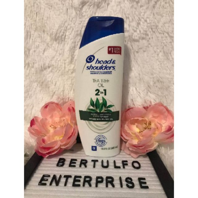 HEAD & SHOULDER TEA TREE OIL 2IN1 Pyrithione Zinc Dandruff Shampoo