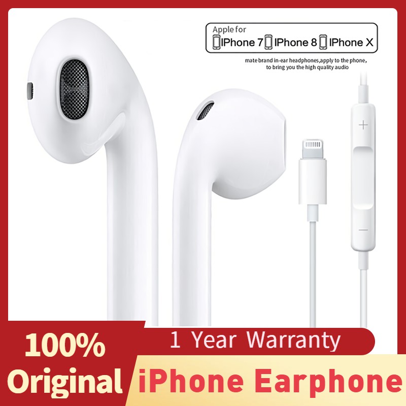apple iphone earbuds with microphone
