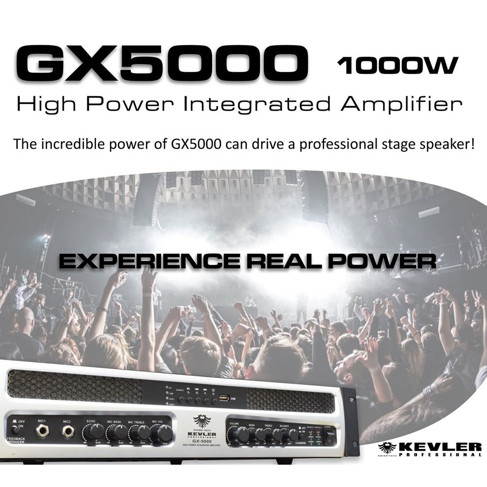 Kevler Gx 5000 High Power Integrated Amplifier Shopee Philippines