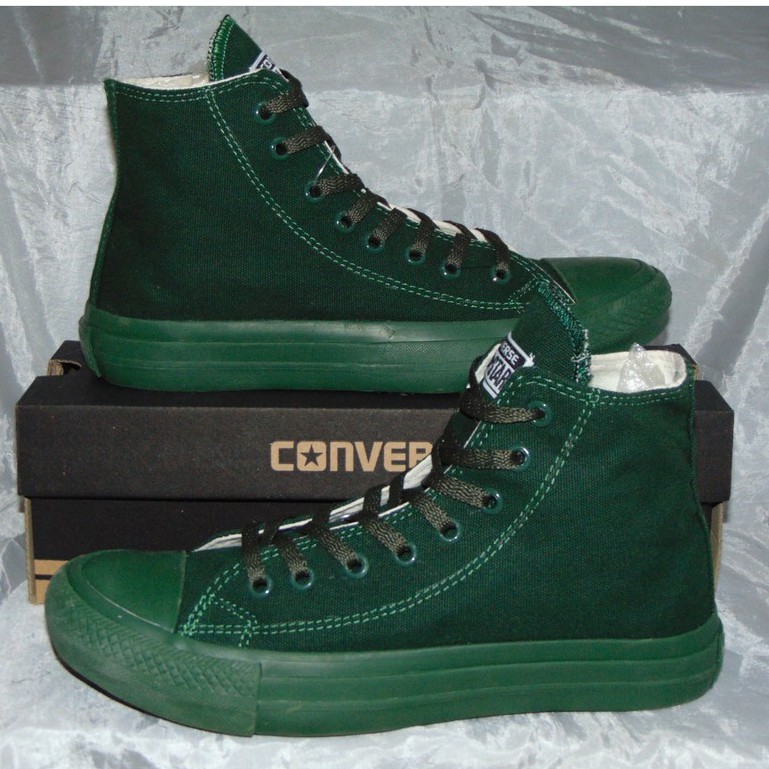 converse army green shoes