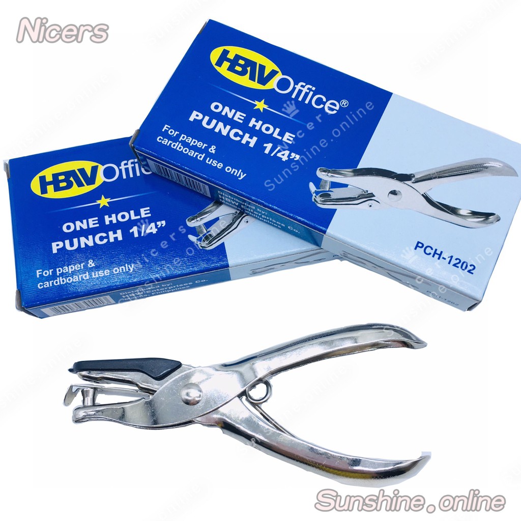 PCH1202 HBW One Hole Puncher Ticket Puncher 1/4" Shopee Philippines