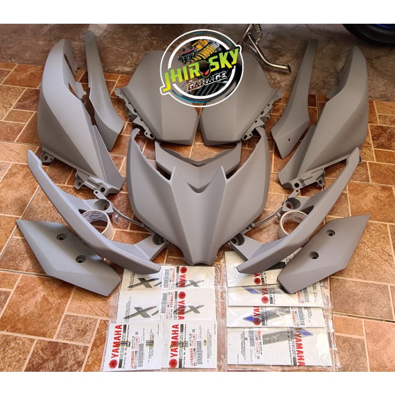 Xmax Icon Gray Fairings Set Genuine Yamaha Product Shopee Philippines