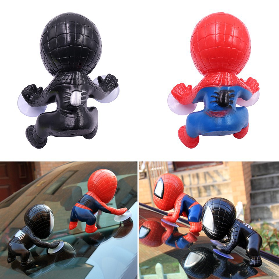 1pcs Auto Supplies Spider Man Toy Climbing Spiderman Window Sucker Car Home Interior Decoration Shopee Philippines