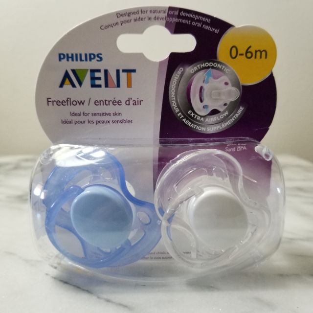 philips avent freeflow pacifiers soother