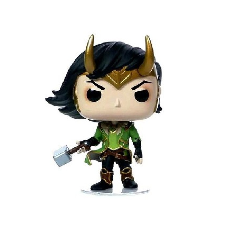 loki with mjolnir funko pop