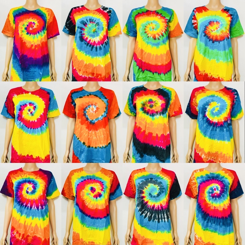 Tie Dye TShirts High Quality (Unisex) Shopee Philippines