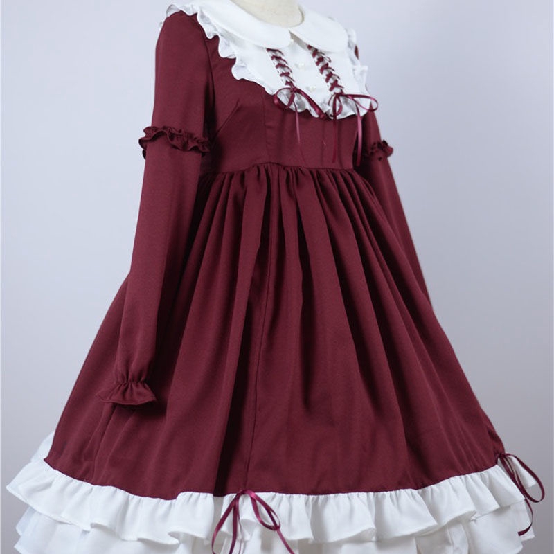 Dress Kawaii Autumn Original Lolita Student Cute Big Skirt Posing Casual Dress Anime Beautiful Girl Shopee Philippines