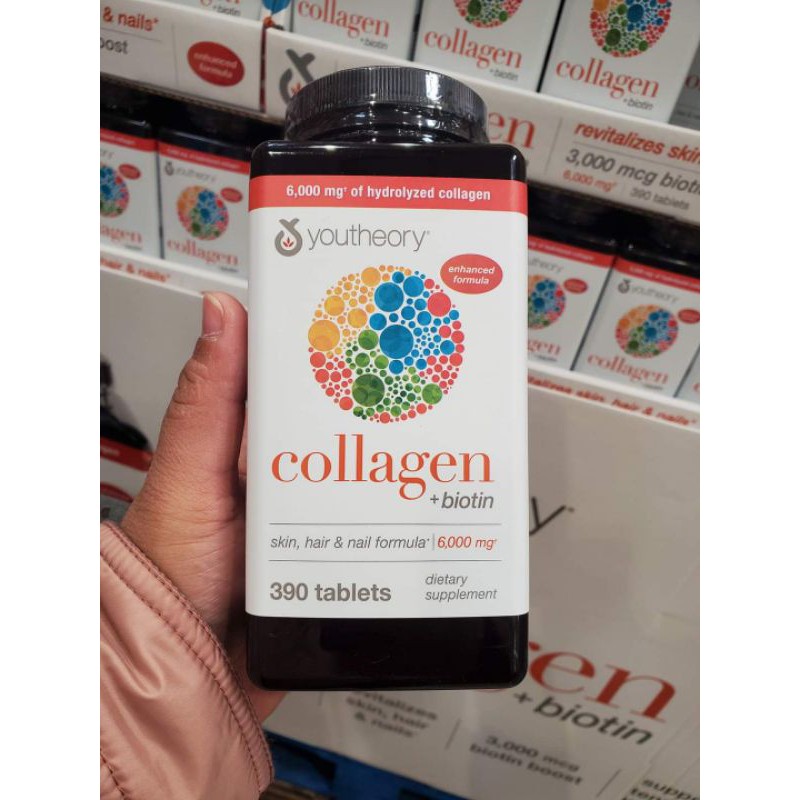 youtheory collagen + biotin 390ct exp 07/2023 Shopee Philippines