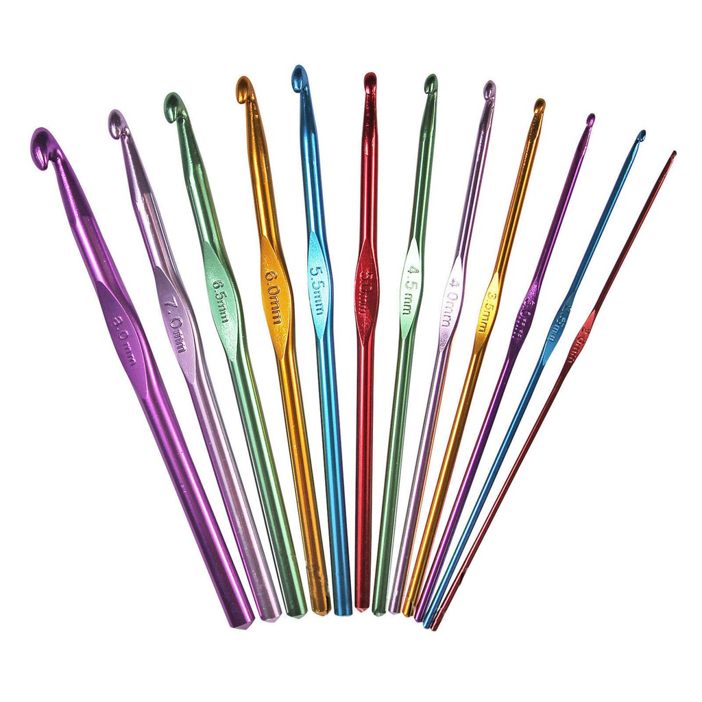 Crochet Hook Aluminum 2mm to 8mm Sell per Piece Shopee Philippines