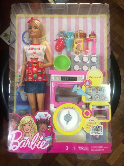 barbie baker set