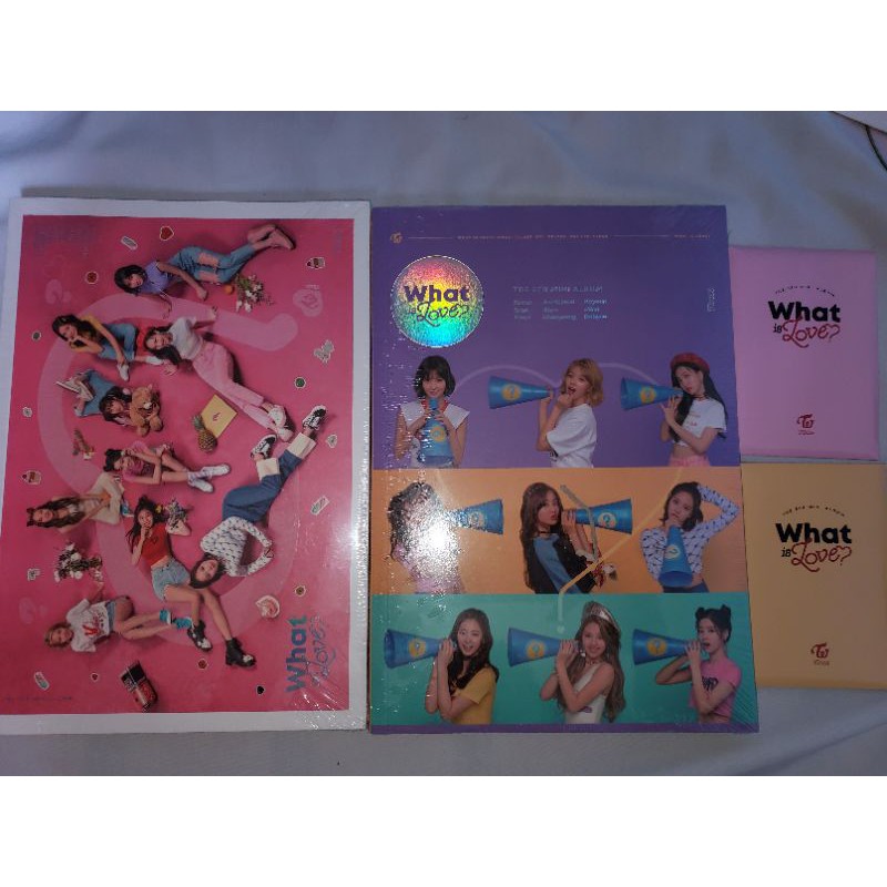 Twice What Is Love Album Sealed With Pob And Poster Shopee Philippines