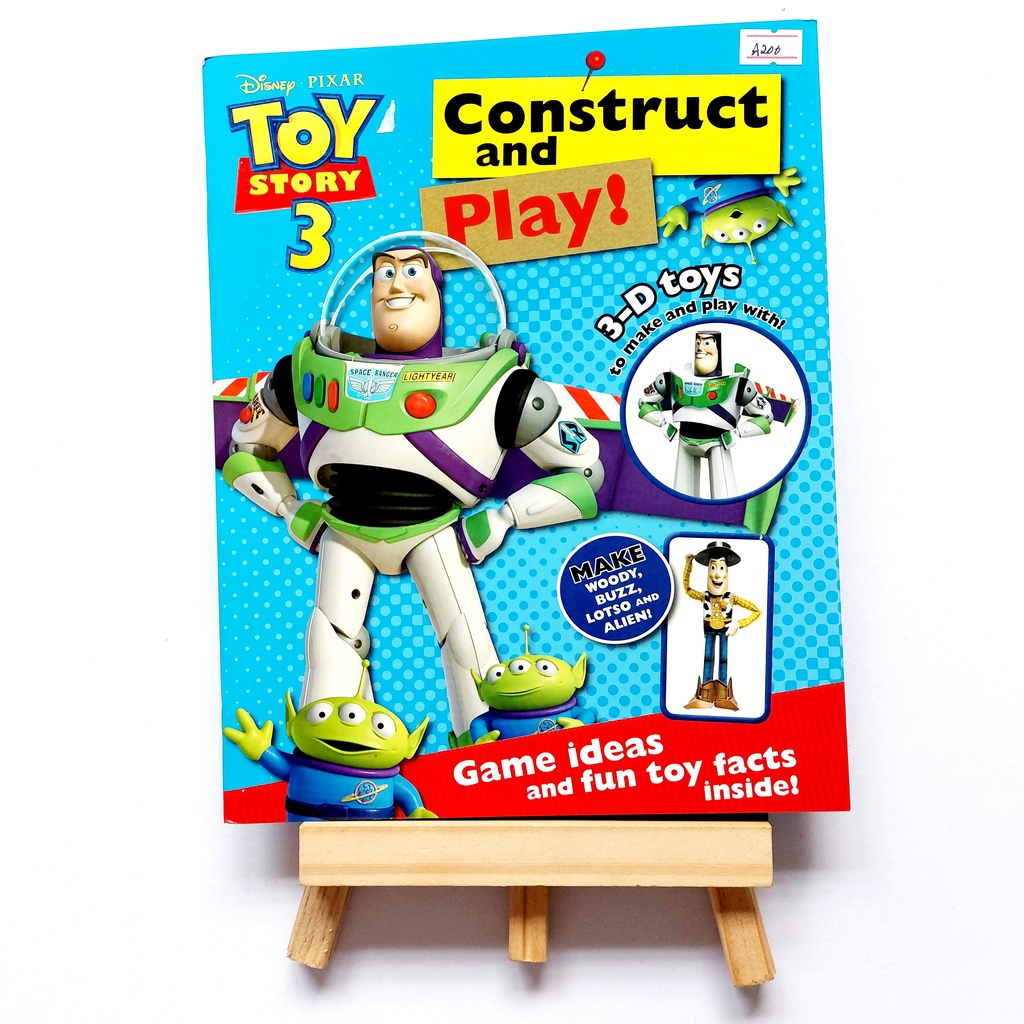 Toy Story 3 Construct And Play Activity Book | Shopee Philippines