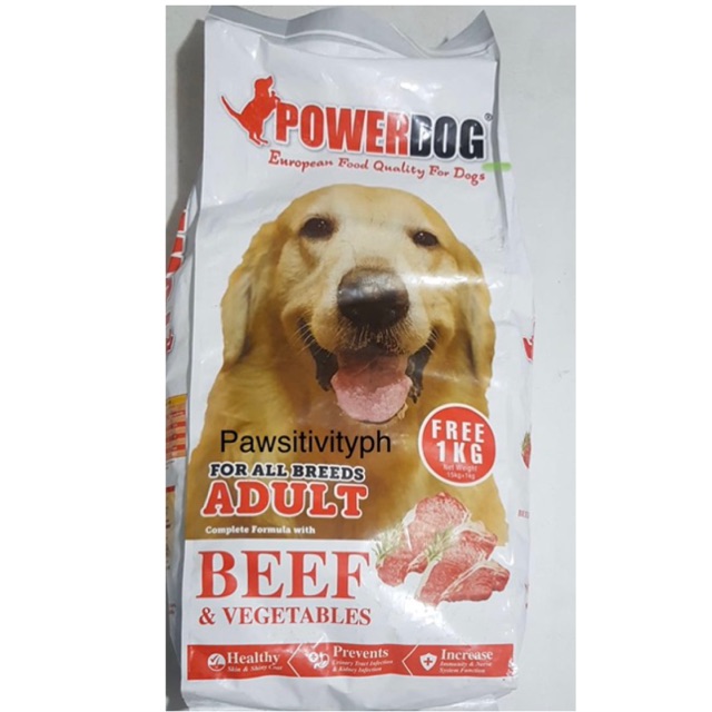 Power Dog Adult Dog Food for All Breeds 1kg Shopee Philippines