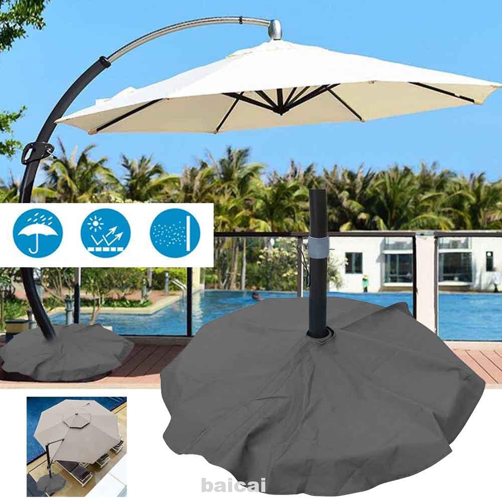 Garden Camping Round Summer Parasol Sun Shield Outdoor Patio Umbrella Base Cover Shopee Philippines