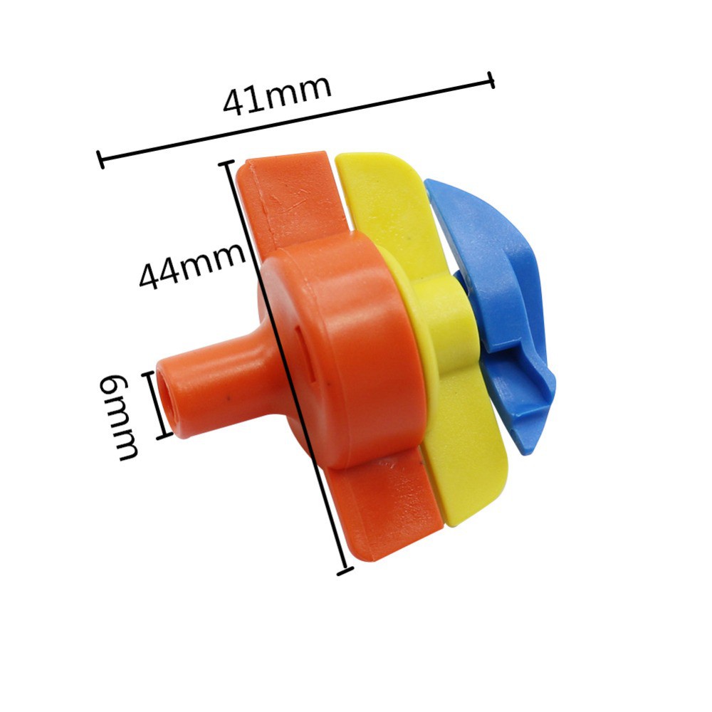 10 Pcs 6mm Rotating Sprinkler 360 Degrees Mist nozzle Garden Watering Drip