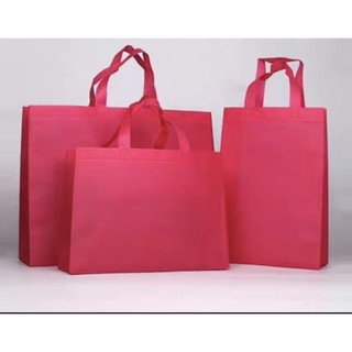 2pieces Folding non-woven tote bag custom supermarket clothing shopping bag non-woven bag food bag #6