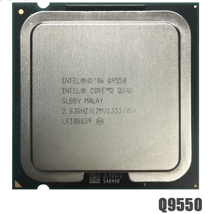Intel Core 2 Quad Q9550 2,83 GHz 1333 MHz 12 MB Quad-Core CPU Prozessor slb8 V slawq LGA 775