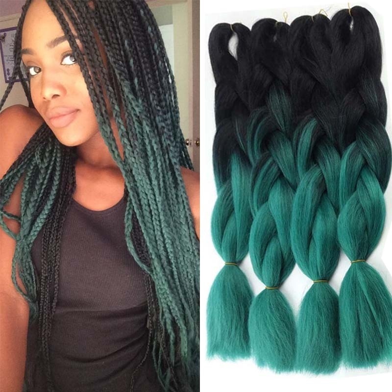 24 Ombre Braiding Hair For Box Braids Hair Synthetic Braiding Hair Extensions Wigs Shopee Philippines