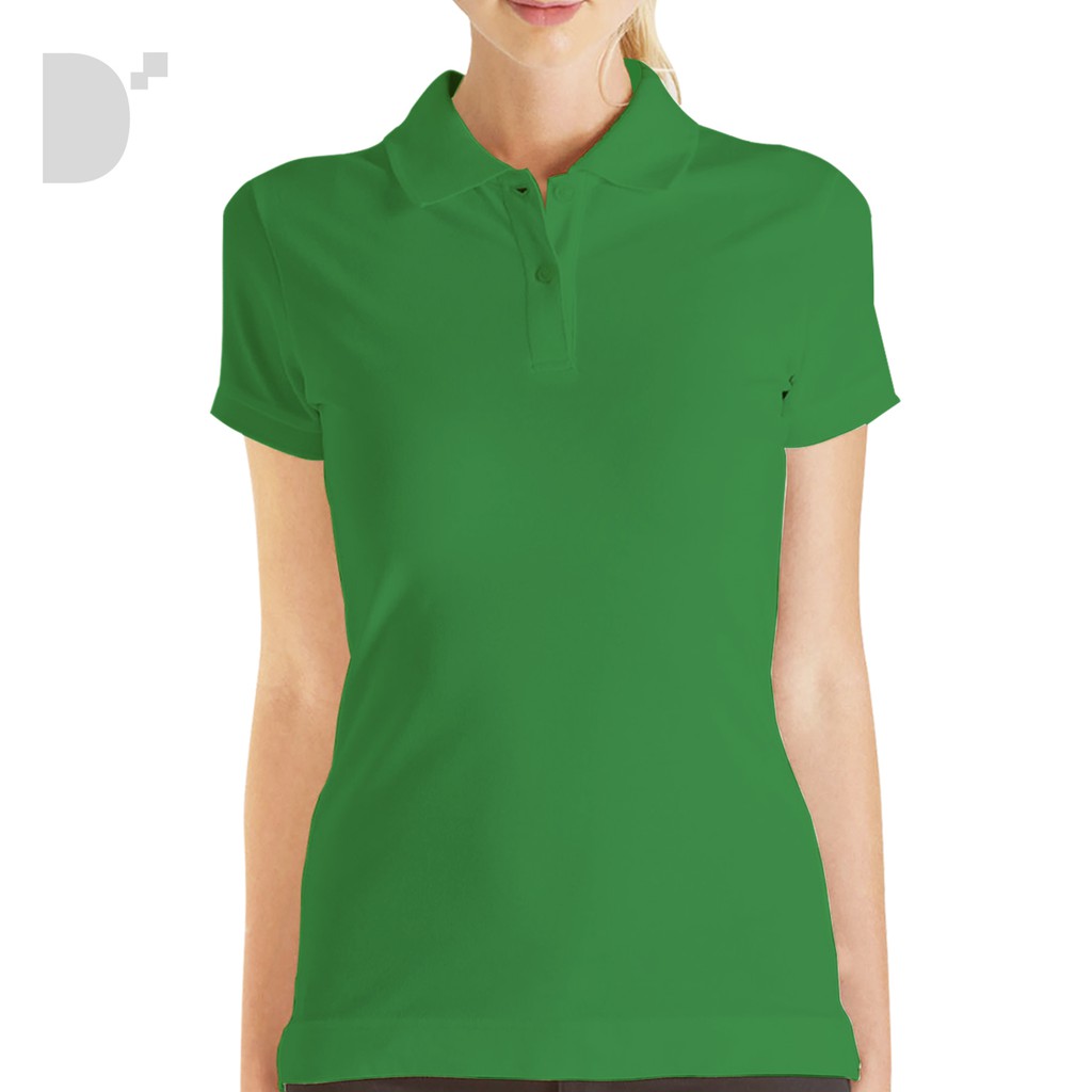 green polo shirt womens