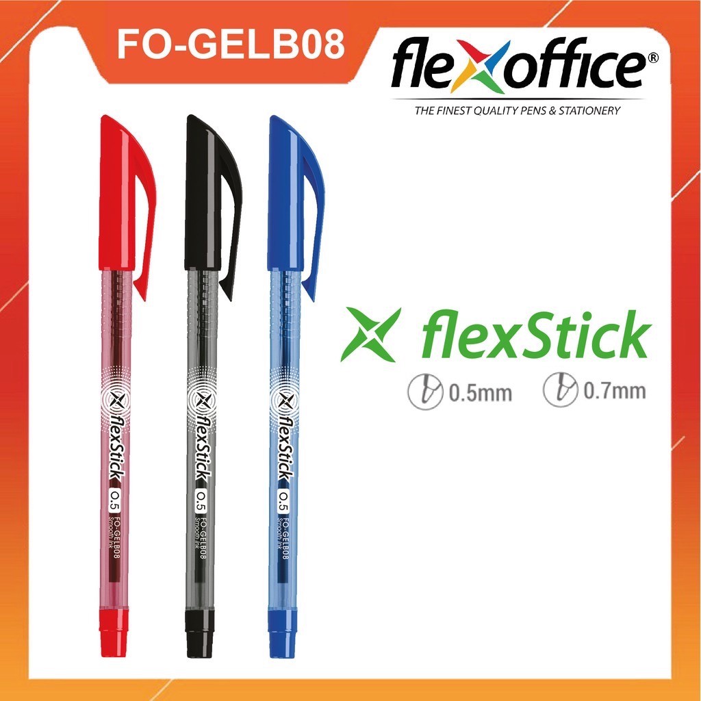 flexoffice-flexstick-ballpen-0-5mm-0-7mm-per-box-12-pcs-box