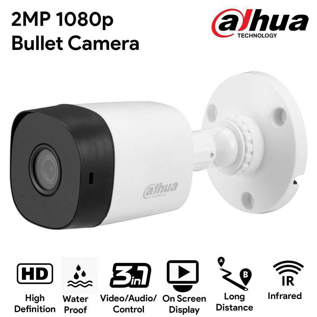 CCTV Dahua DH-HAC-B1A21N 2MP HDCVI IR Bullet Camera JDL Davao | Shopee ...