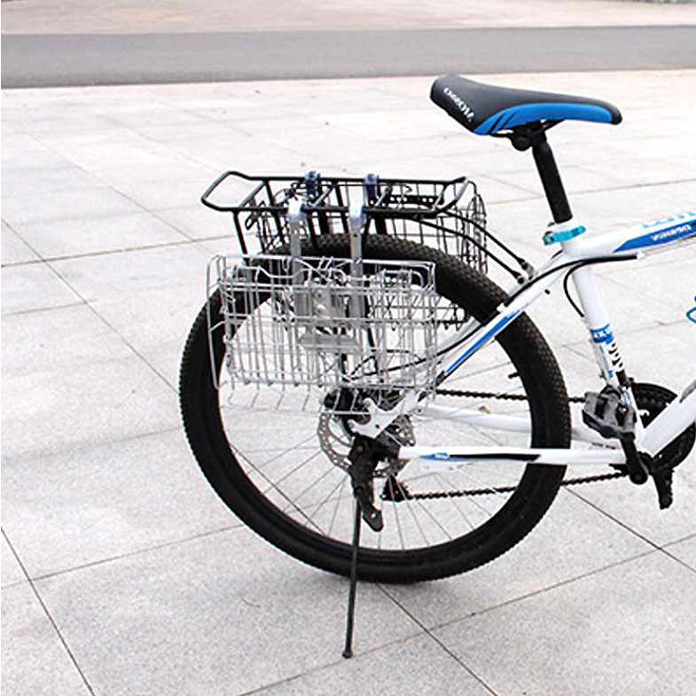 folding rear bike basket