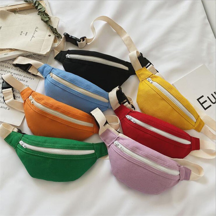 Children Fashion Waist Bag Kids Belt Bag Money Pouch Chest Bag | Shopee ...