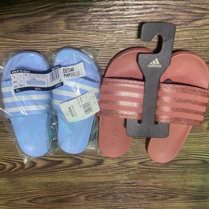 adidas slides tan