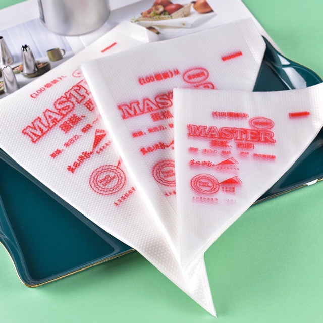 Hot 100Pcs Disposable Icing Piping Cake Pastry Tip Cupcake Decorating Bags Tool