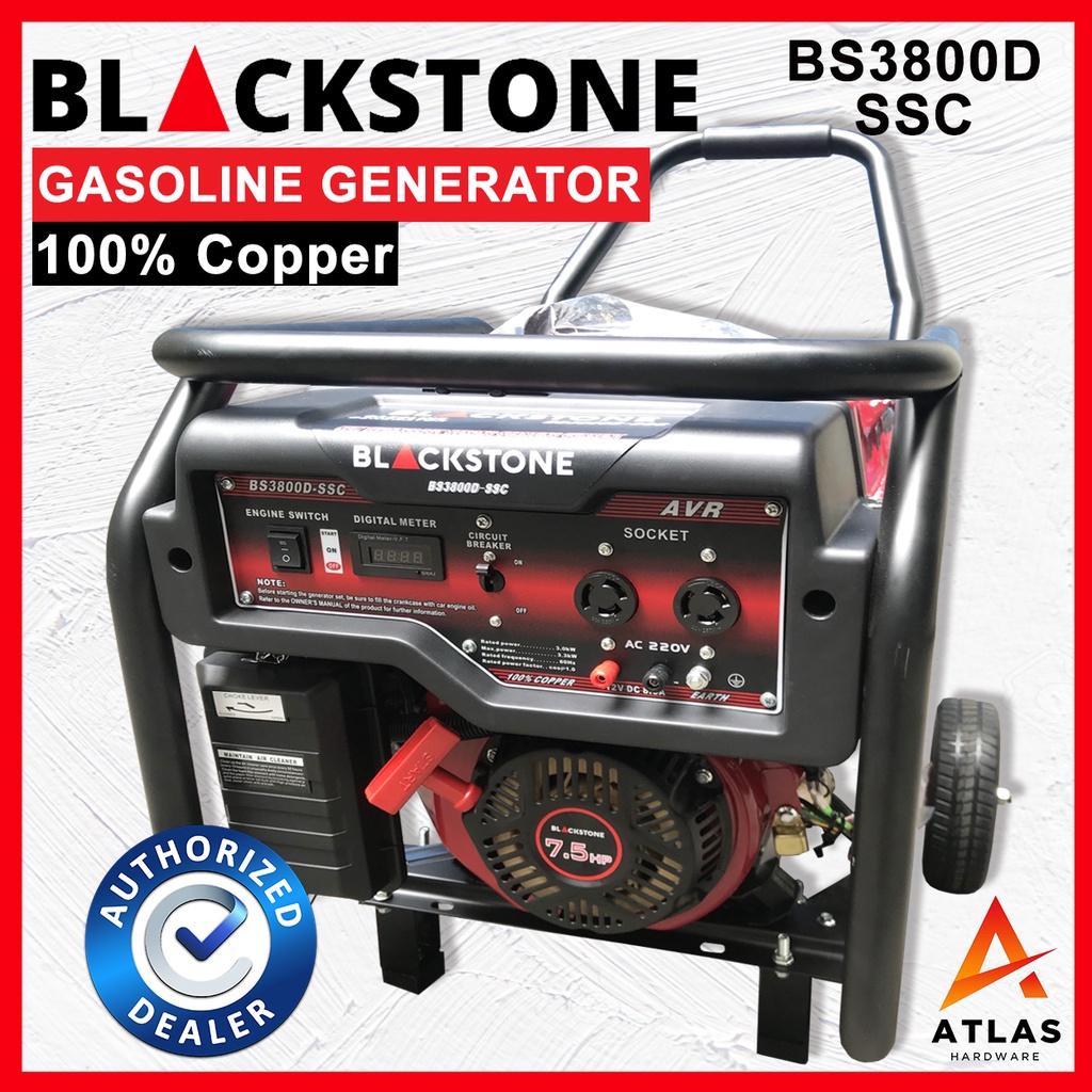 BLACKSTONE BS3800DSSC GENERATOR (Gasoline) Shopee Philippines