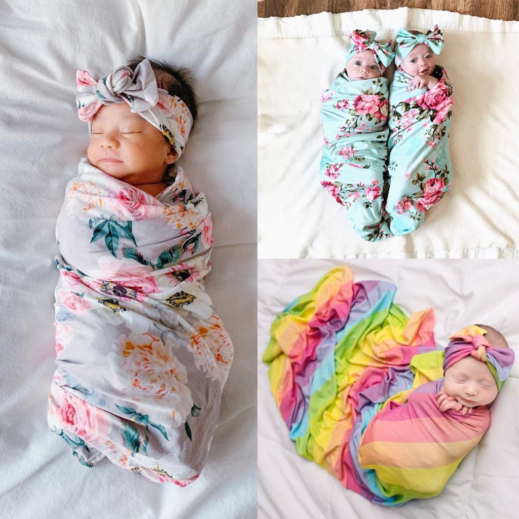 floral swaddle