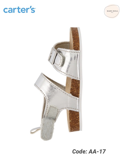 carter's buckle cork sandals