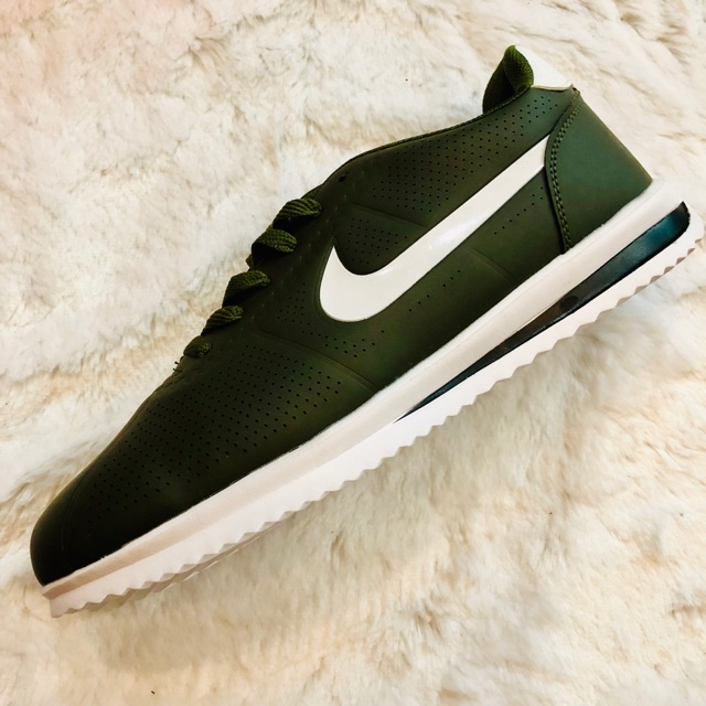 nike cortez army green