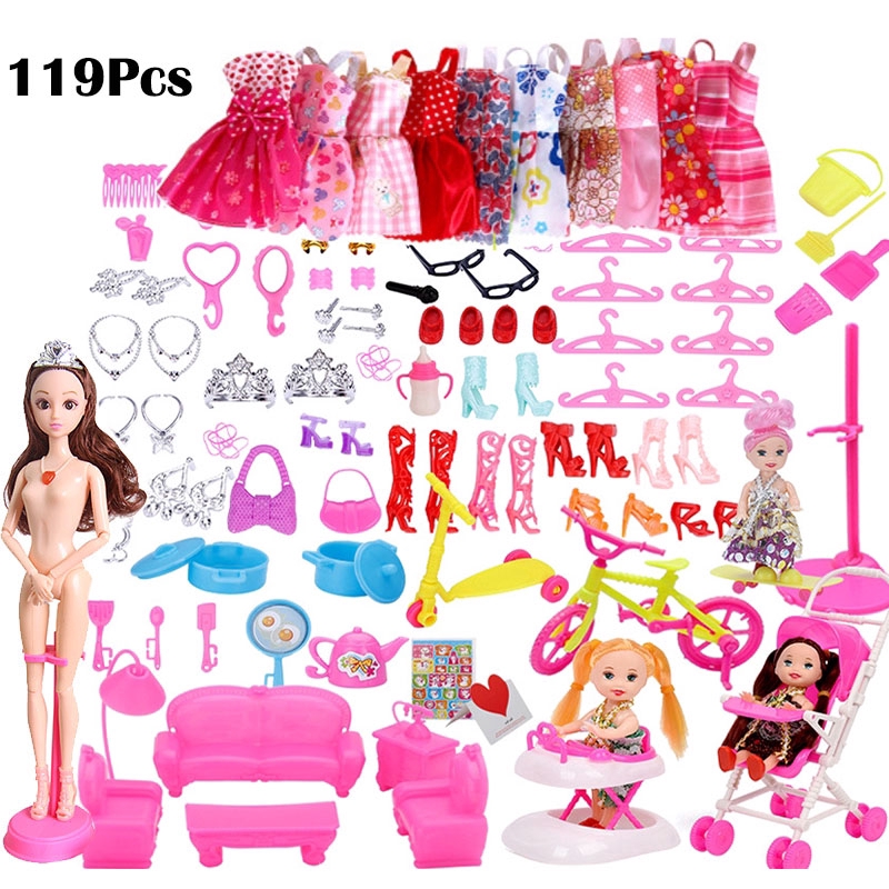 barbie doll dress set