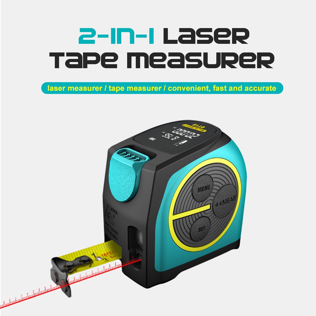 Mileseey DT10 Laser Telescopic Tape Measure 2in1 Digital Measure