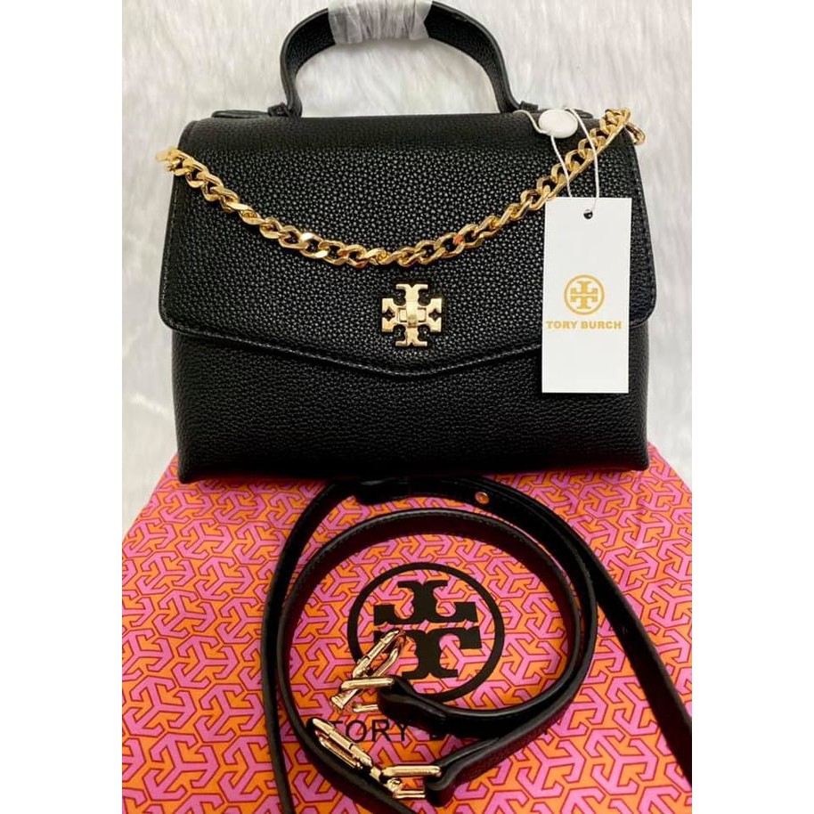 Tory Burch Kira Top Handle Grained Leather 2-Way Bag | Shopee Philippines