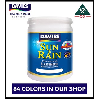 DAVIES 1 liter Sun and Rain Odorless Elastomeric Paint for Concrete/Masonry (Page 4)