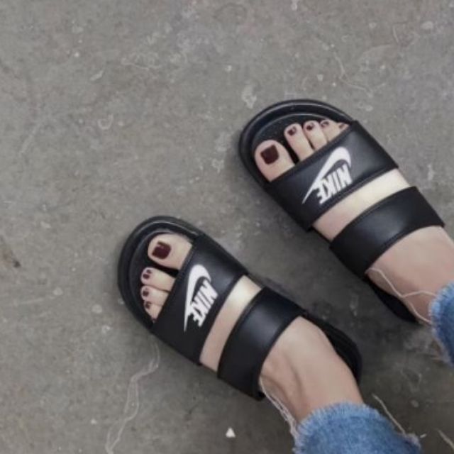 nike slippers 2 straps