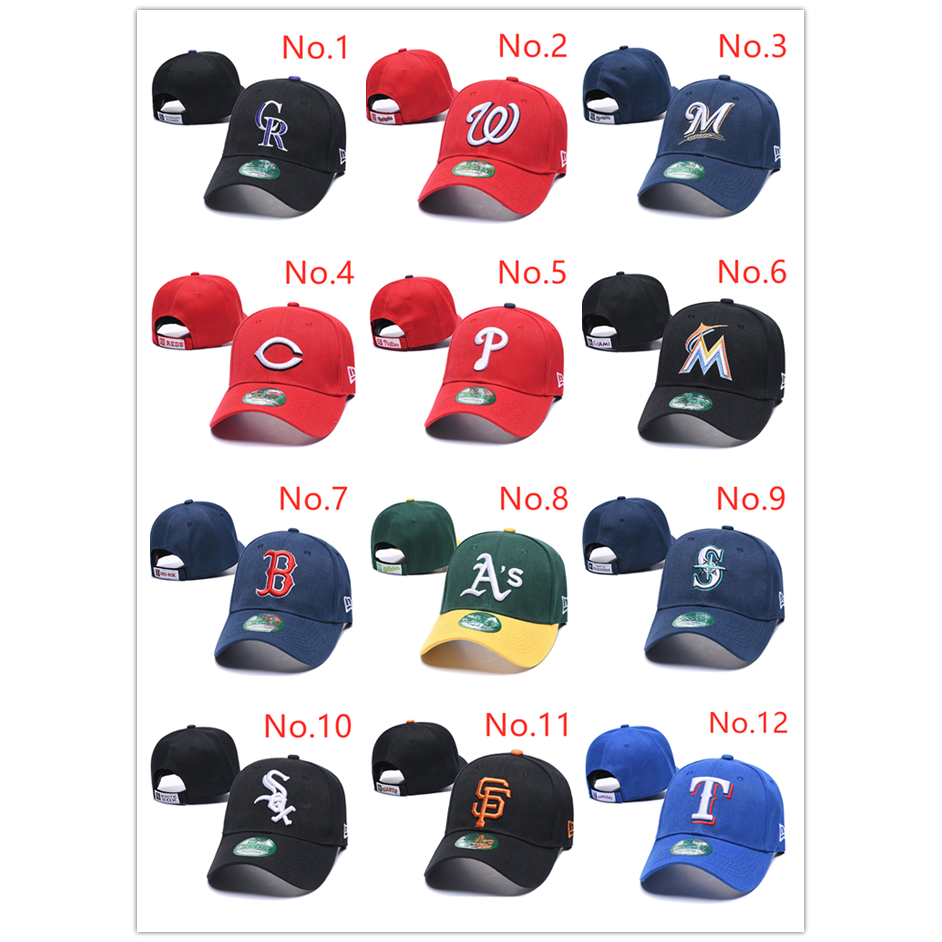 15 Style MLB Korean Fashion Hats Baseball Caps Embroidered Hats Summer