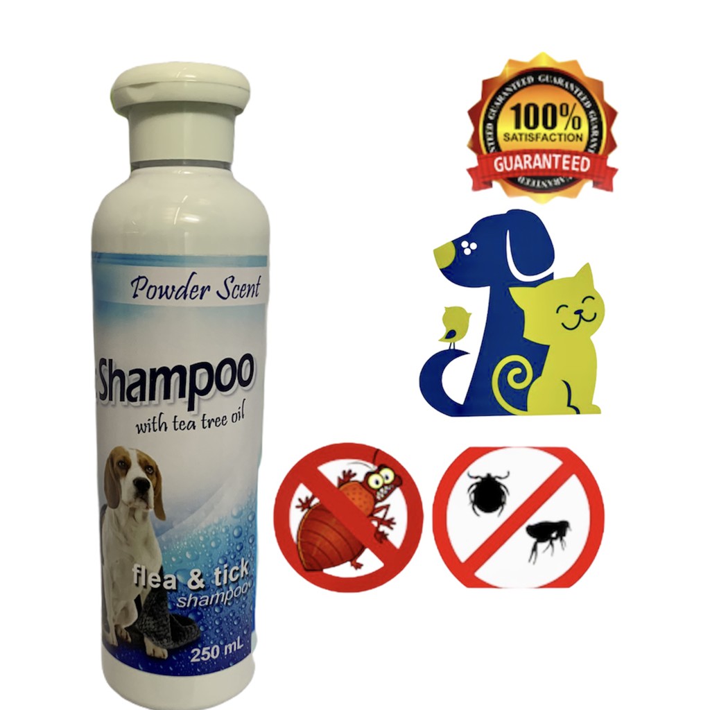 PET SHAMPOO ANTI TICKS AND FLEAS, MITES, LICE KILLER ODOR REMOVER HAIR