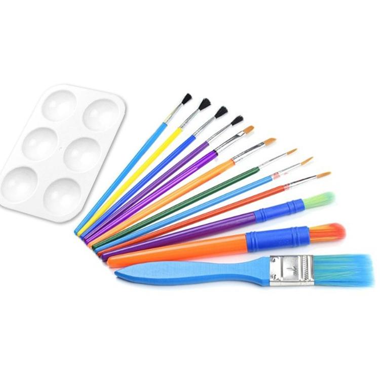 Discount. Special 13 Colors Sponge Paint Brush Watercolor Paint Brush