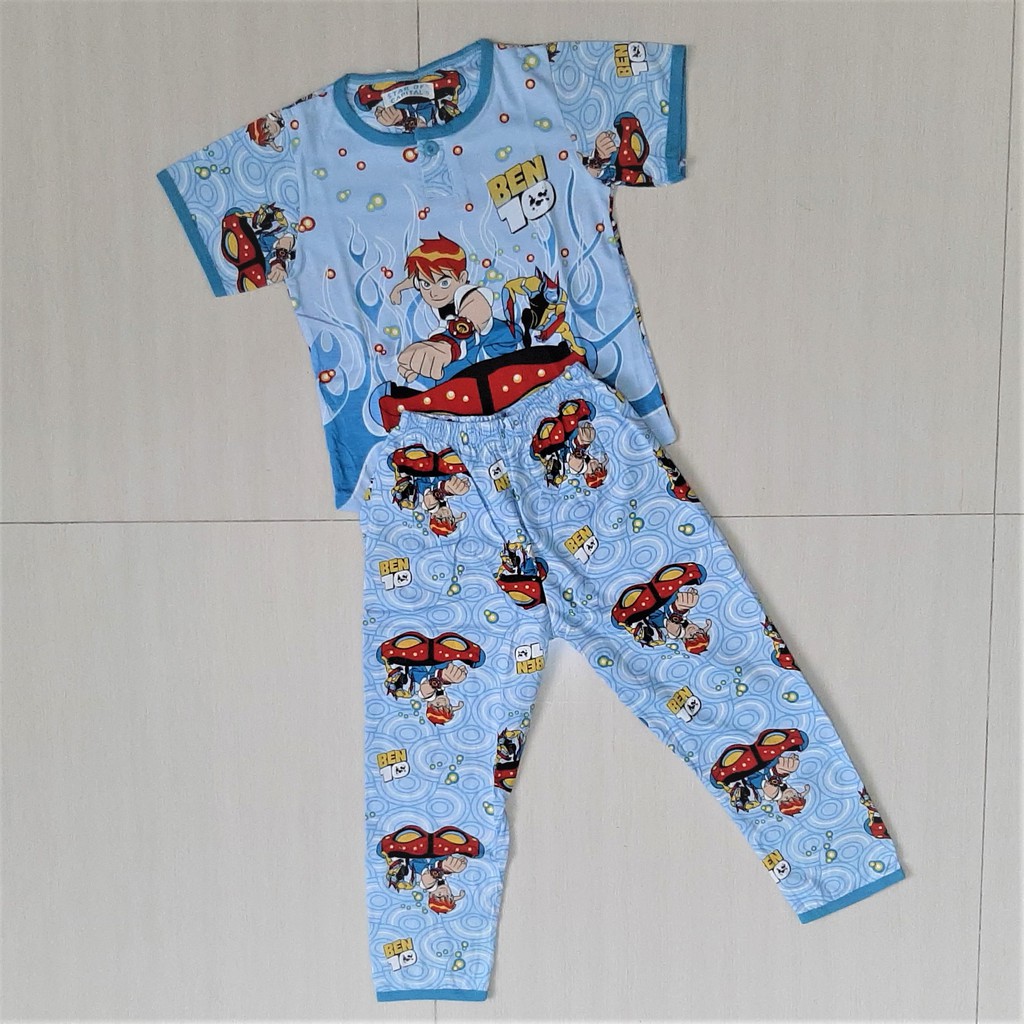 Night Suit Ben Ten Pyjamas Ben 10 Pajamas Set – Backtrack Boys