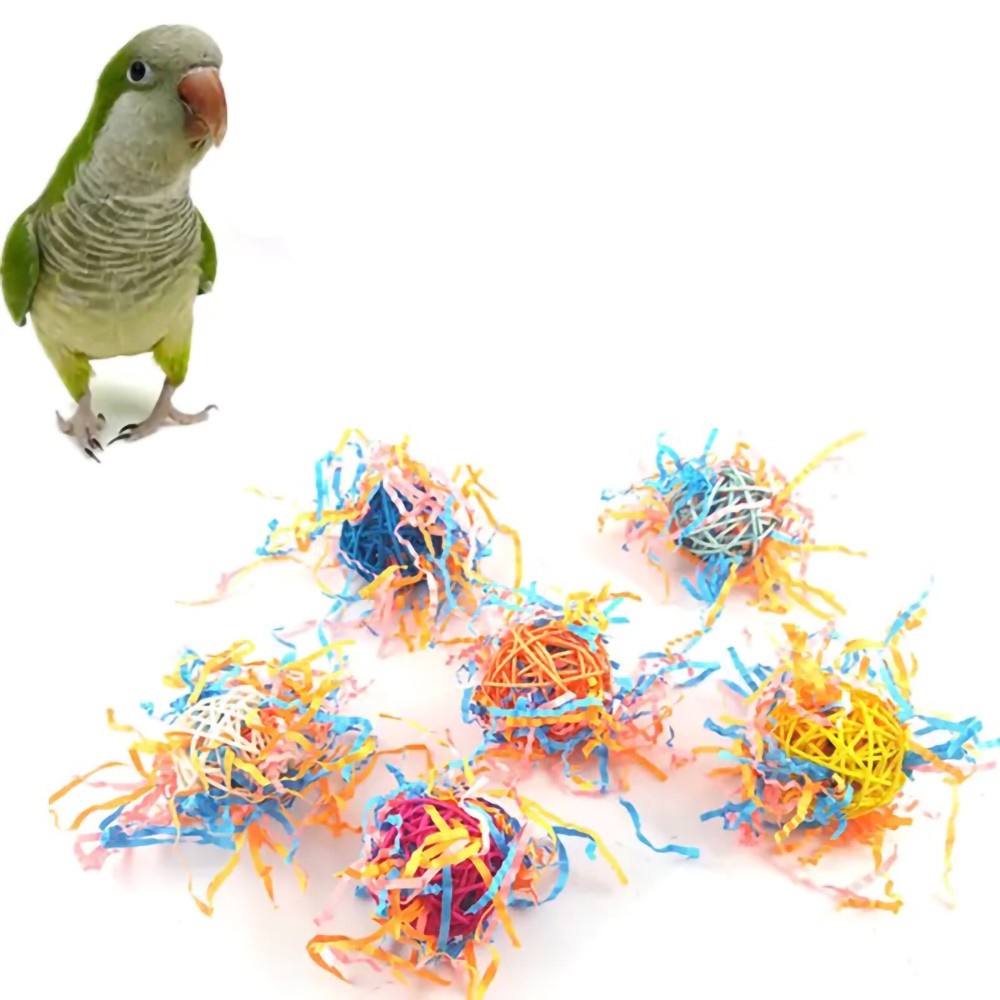 1PCS Parrot Toys, Bird Toys, Sepak Takraw Toys, Bite-resistant Fun Toys, Bird Supplies, Durable Bite-resistant
