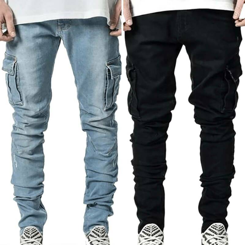 mens cargo combat jeans