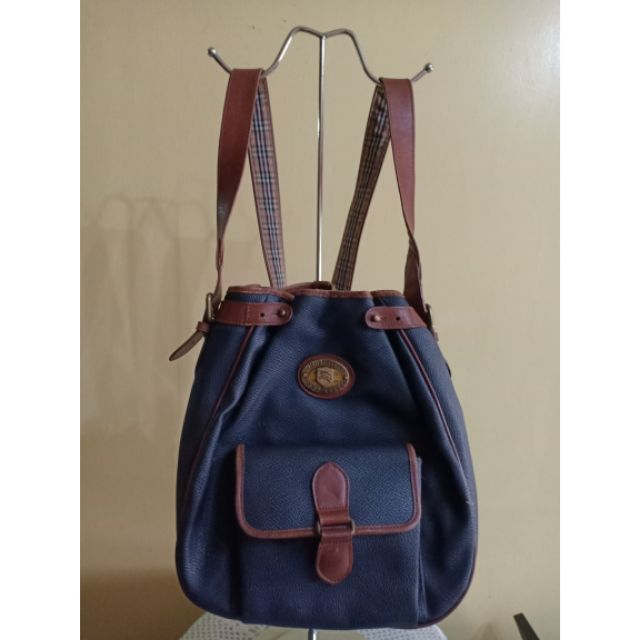 vintage burberry bucket bag