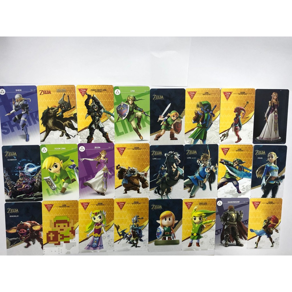 24Pcs Full Set High Quality NFC Game Cards For Nintendo 