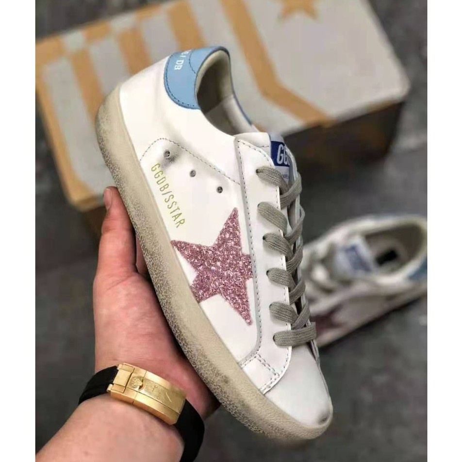 Spot goods】❀✑Fashion brand Golden Goose GGDB Dirty Shoes Series couple  models blue tail stars men a | Shopee Philippines